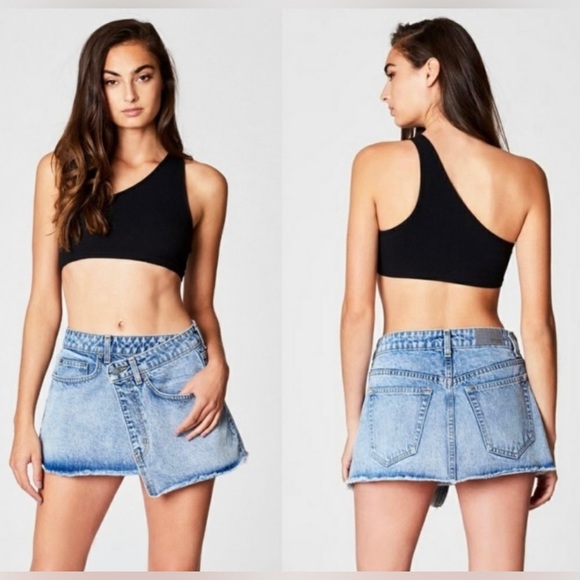 CARMAR ASYMMETRICAL JEAN SKIRT - Picture 2 of 4